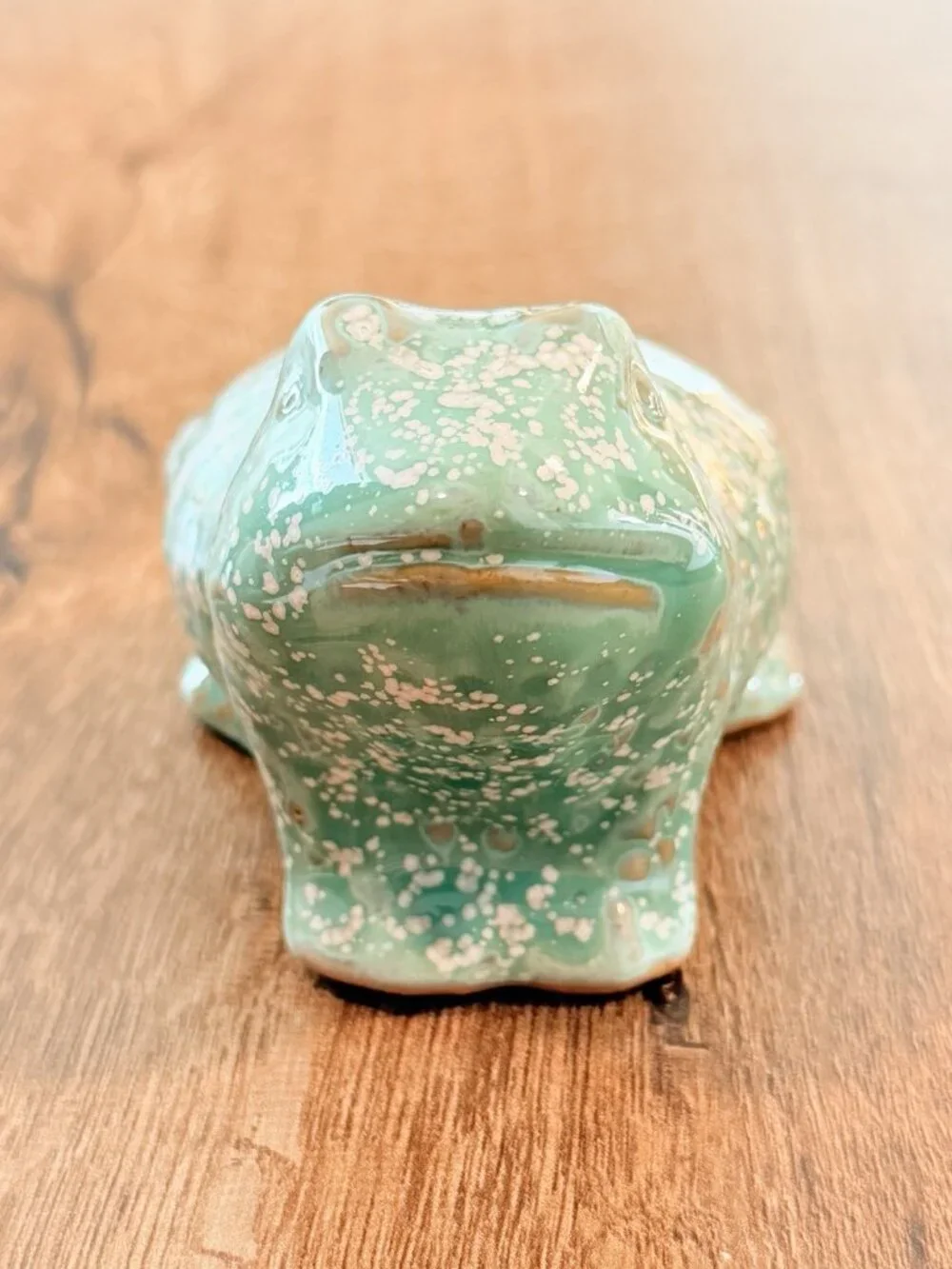 Creative Coop‎ Design Stoneware Frog Toad Taper Candle Holder Gift Decor Green